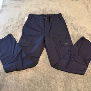 Tyndale Workwear Flame‎ Resistant Navy Blue Cargo Pants Men's K215T Sz 32x32
